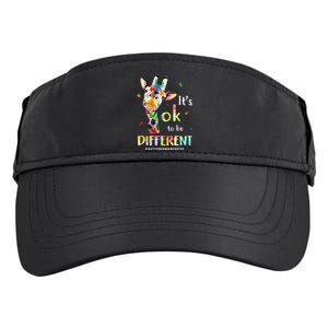 Autism Awareness Cute Giraffe Animal Its Ok To Be Different Adult Drive Performance Visor