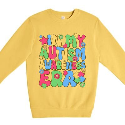 Autism Awareness Colorful Message Premium Crewneck Sweatshirt