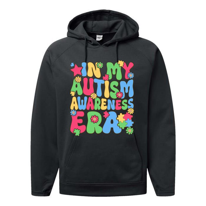 Autism Awareness Colorful Message Performance Fleece Hoodie