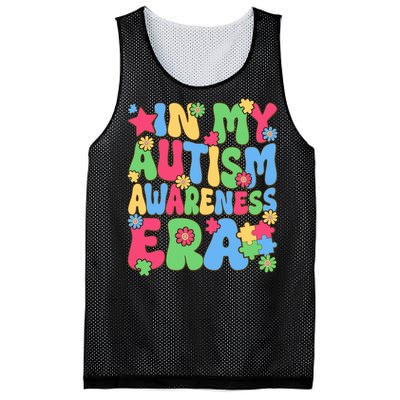 Autism Awareness Colorful Message Mesh Reversible Basketball Jersey Tank