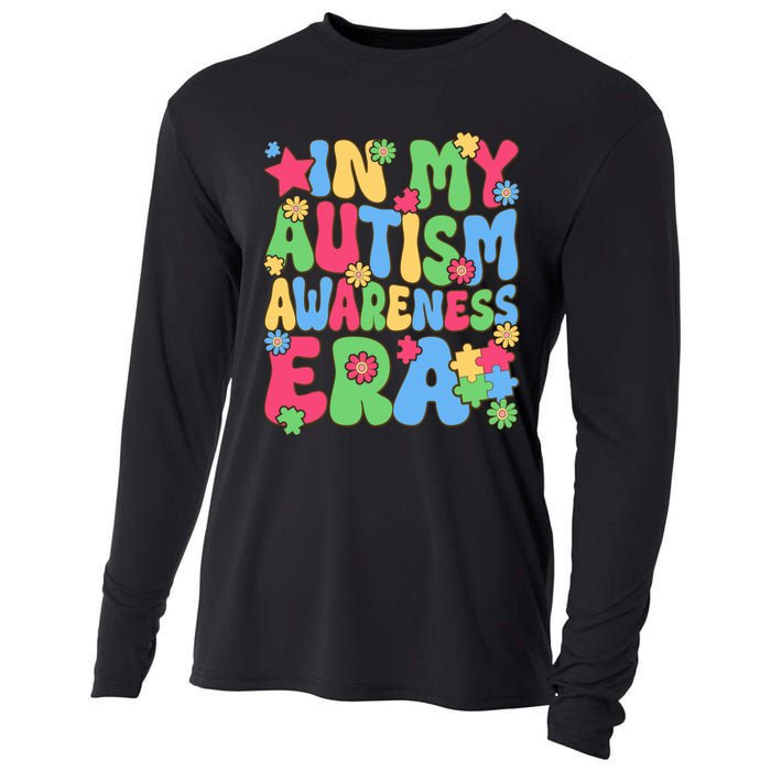 Autism Awareness Colorful Message Cooling Performance Long Sleeve Crew