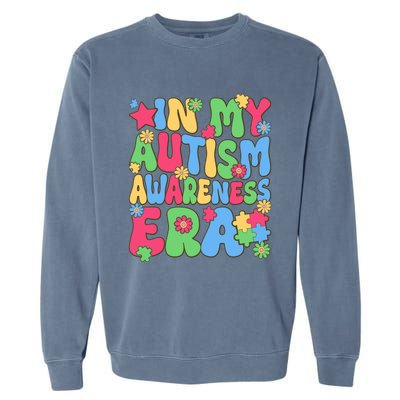 Autism Awareness Colorful Message Garment-Dyed Sweatshirt