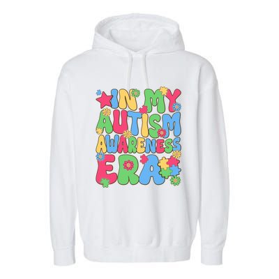 Autism Awareness Colorful Message Garment-Dyed Fleece Hoodie