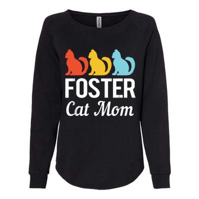 Animal Adoption Cat Rescue Foster Cat Mom Womens California Wash Sweatshirt