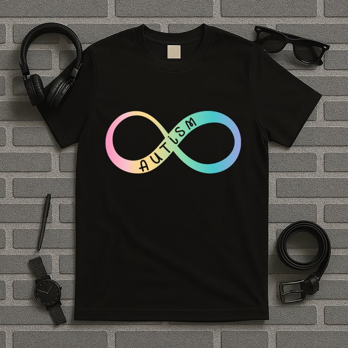 Autism Awareness Colorful Neurodiversity Symbol T-Shirt