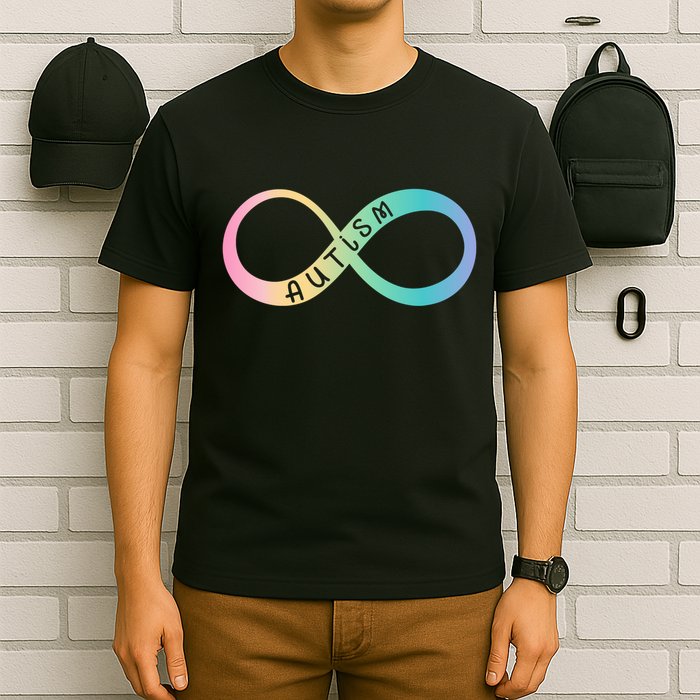 Autism Awareness Colorful Neurodiversity Symbol T-Shirt