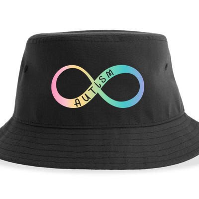Autism Awareness Colorful Neurodiversity Symbol Sustainable Bucket Hat