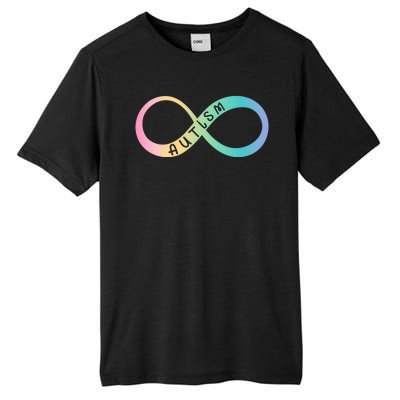 Autism Awareness Colorful Neurodiversity Symbol Tall Fusion ChromaSoft Performance T-Shirt