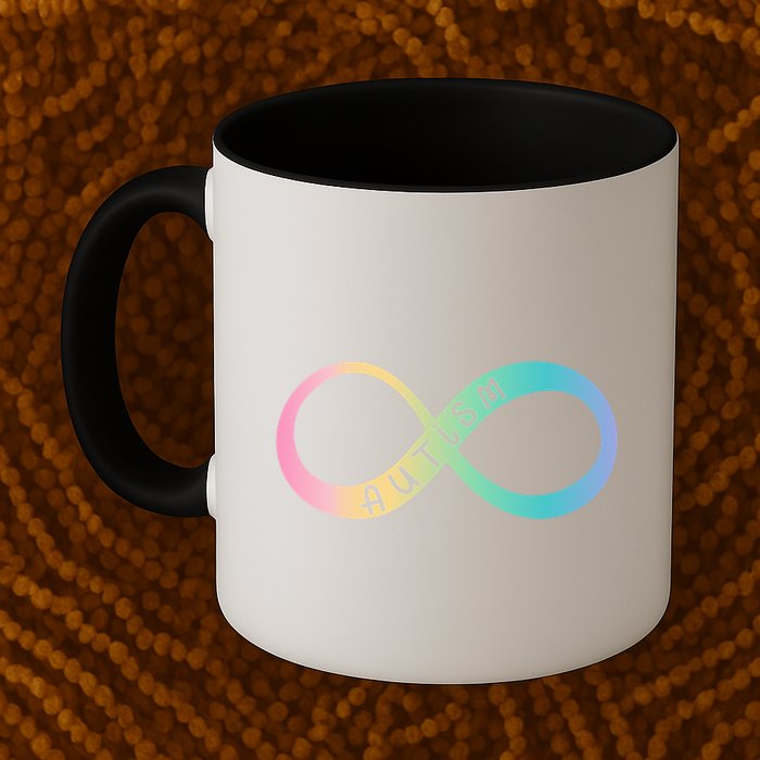 Autism Awareness Colorful Neurodiversity Symbol Mug