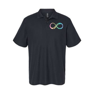 Autism Awareness Colorful Neurodiversity Symbol Softstyle Adult Sport Polo