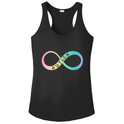 Autism Awareness Colorful Neurodiversity Symbol Ladies PosiCharge Competitor Racerback Tank