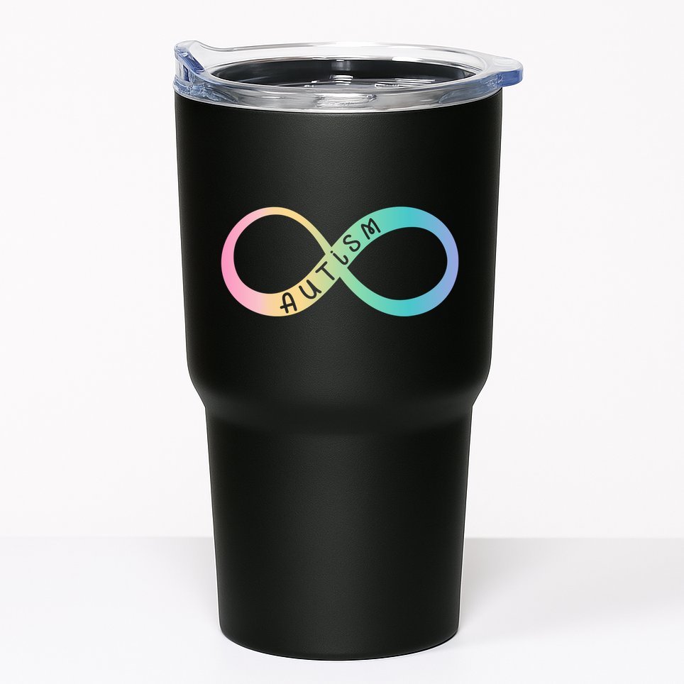 Autism Awareness Colorful Neurodiversity Symbol Tumbler