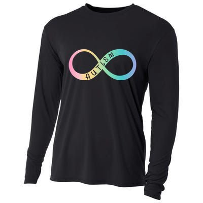Autism Awareness Colorful Neurodiversity Symbol Cooling Performance Long Sleeve Crew