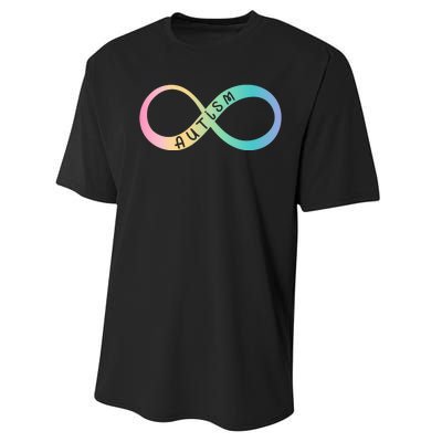 Autism Awareness Colorful Neurodiversity Symbol Performance Sprint T-Shirt