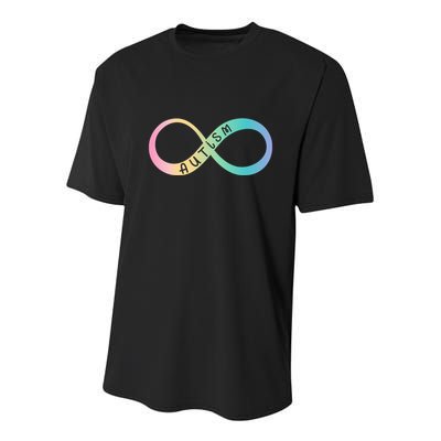Autism Awareness Colorful Neurodiversity Symbol Youth Performance Sprint T-Shirt