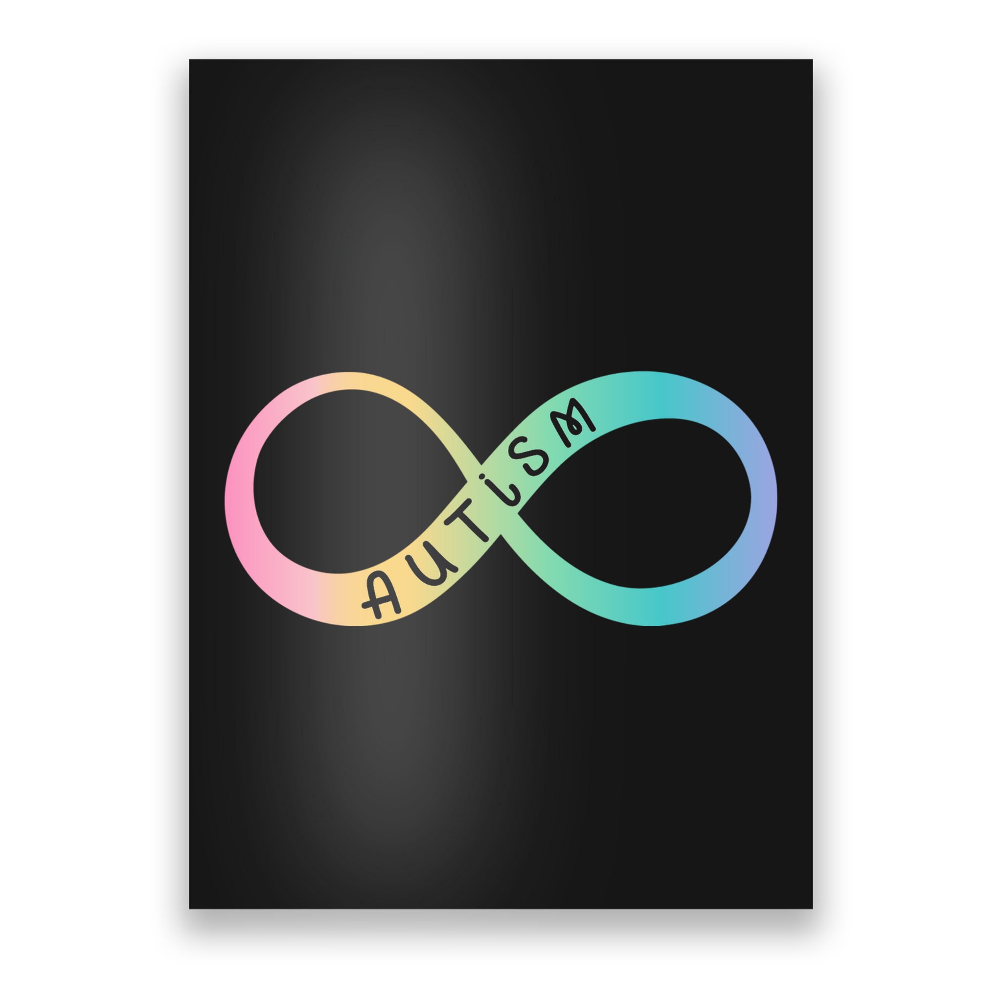 Autism Awareness Colorful Neurodiversity Symbol Poster