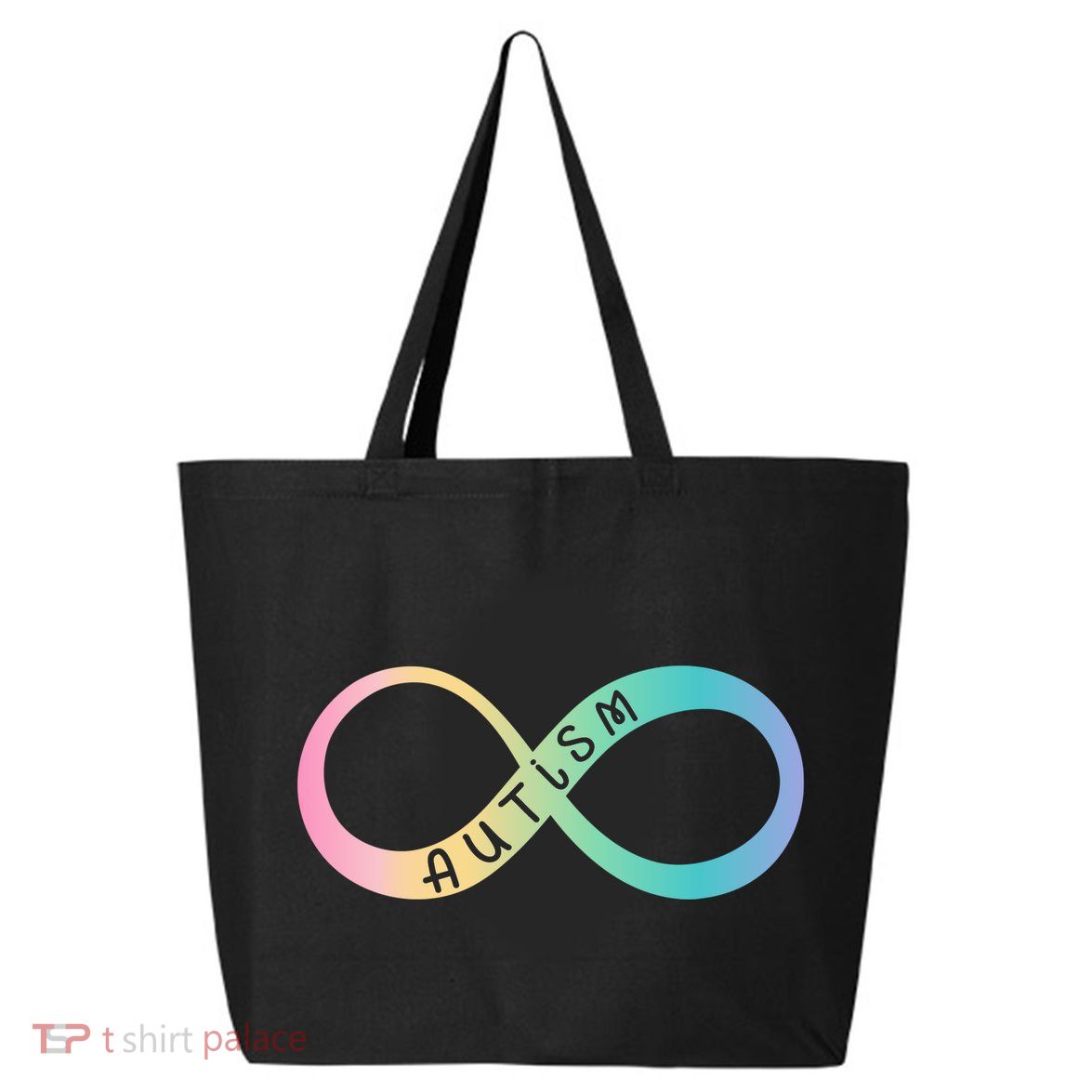 Autism Awareness Colorful Neurodiversity Symbol 25L Jumbo Tote