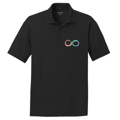 Autism Awareness Colorful Neurodiversity Symbol PosiCharge RacerMesh Polo