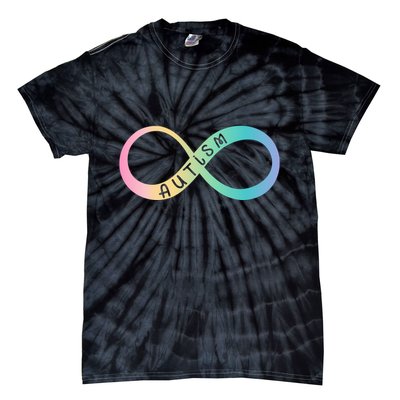 Autism Awareness Colorful Neurodiversity Symbol Tie-Dye T-Shirt