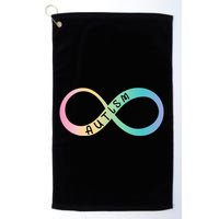 Autism Awareness Colorful Neurodiversity Symbol Golf Towel