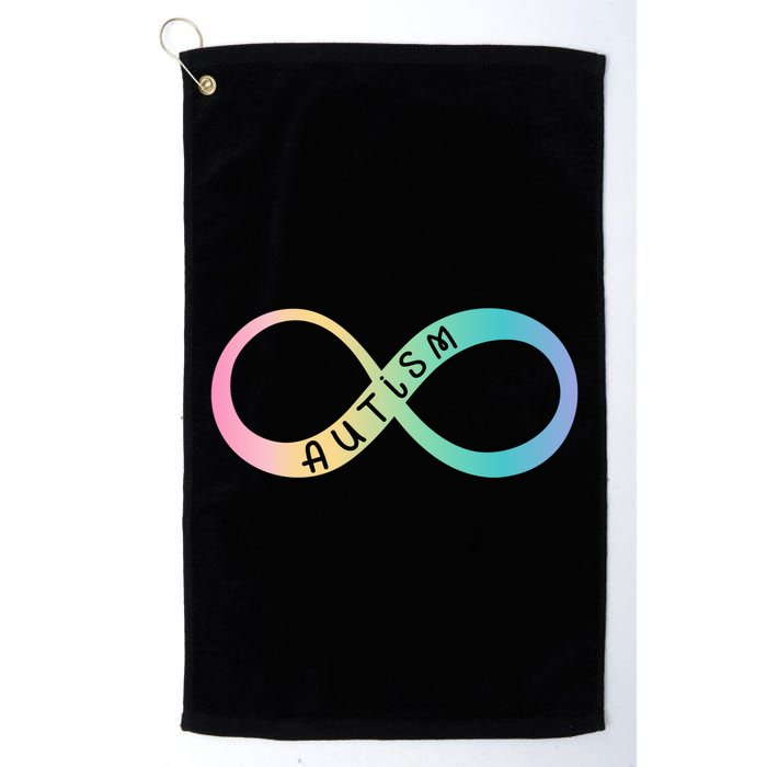 Autism Awareness Colorful Neurodiversity Symbol Golf Towel
