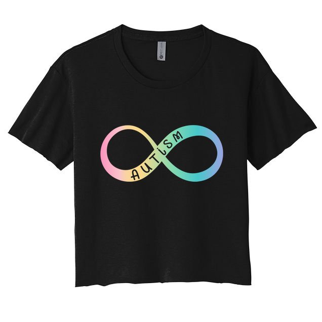 Autism Awareness Colorful Neurodiversity Symbol Crop Top