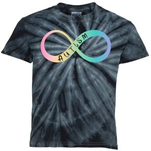 Autism Awareness Colorful Neurodiversity Symbol Kids Tie-Dye T-Shirt