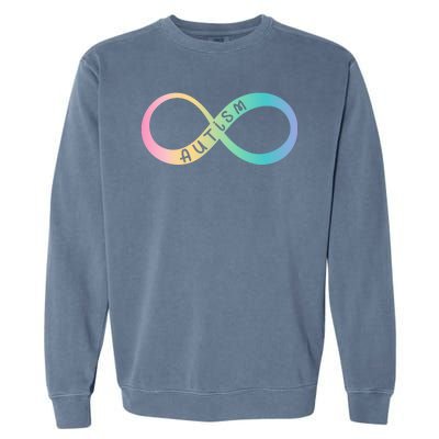 Autism Awareness Colorful Neurodiversity Symbol Garment-Dyed Sweatshirt