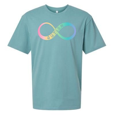 Autism Awareness Colorful Neurodiversity Symbol Sueded Cloud Jersey T-Shirt