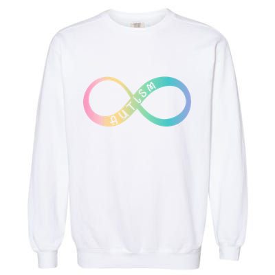 Autism Awareness Colorful Neurodiversity Symbol Garment-Dyed Sweatshirt