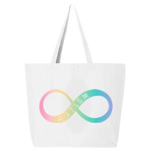 Autism Awareness Colorful Neurodiversity Symbol 25L Jumbo Tote