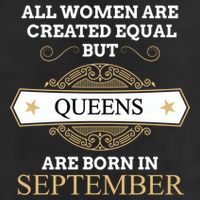 All Are Created Equal But Queens Are Born In September Meaningful Gift Cool Comfort Performance Bucket Hat