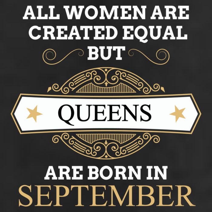 All Are Created Equal But Queens Are Born In September Meaningful Gift Cool Comfort Performance Bucket Hat