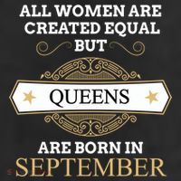 All Are Created Equal But Queens Are Born In September Meaningful Gift Trucker Hat