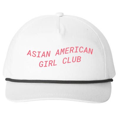 Asian American Club Gift Snapback Five-Panel Rope Hat