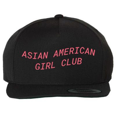 Asian American Club Gift Wool Snapback Cap