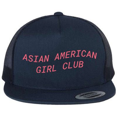 Asian American Club Gift Flat Bill Trucker Hat