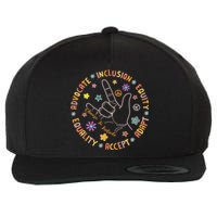 Autism Awareness Choose To Include Special Education Teacher Wool Snapback Cap