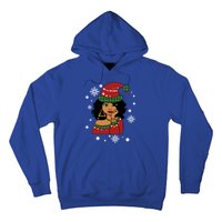 African American Christmas Santa Claus Gift Hoodie