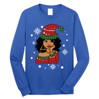 African American Christmas Santa Claus Gift Long Sleeve Shirt