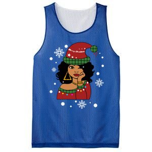 African American Christmas Santa Claus Gift Mesh Reversible Basketball Jersey Tank