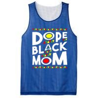 African American Dope Black Mom Mothers Day Gift Funny Gift Mesh Reversible Basketball Jersey Tank