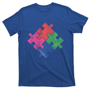 Autism Awareness Day Distressed For Everybody Gift T-Shirt