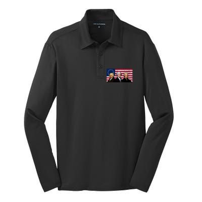 Adams Silk Touch Performance Long Sleeve Polo