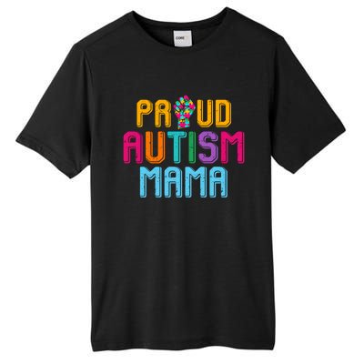 Autism Awareness Day Matching Family Proud Autism Mama Gift Tall Fusion ChromaSoft Performance T-Shirt