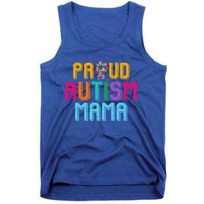 Autism Awareness Day Matching Family Proud Autism Mama Gift Tank Top