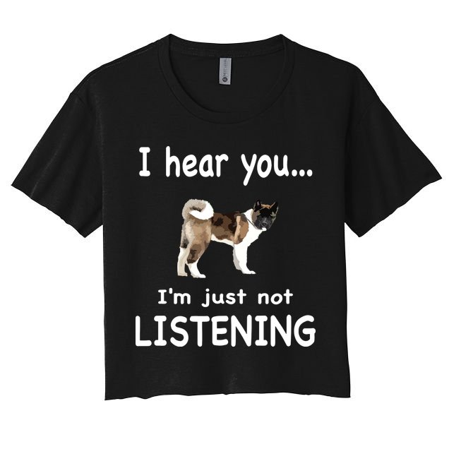 American Akita Dog American Akita Crop Top