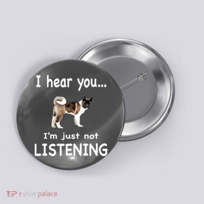 American Akita Dog American Akita Button