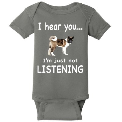 American Akita Dog American Akita Baby Bodysuit