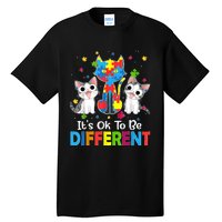 Autism Awareness Day Cat ItS Ok To Be Different Tall T-Shirt